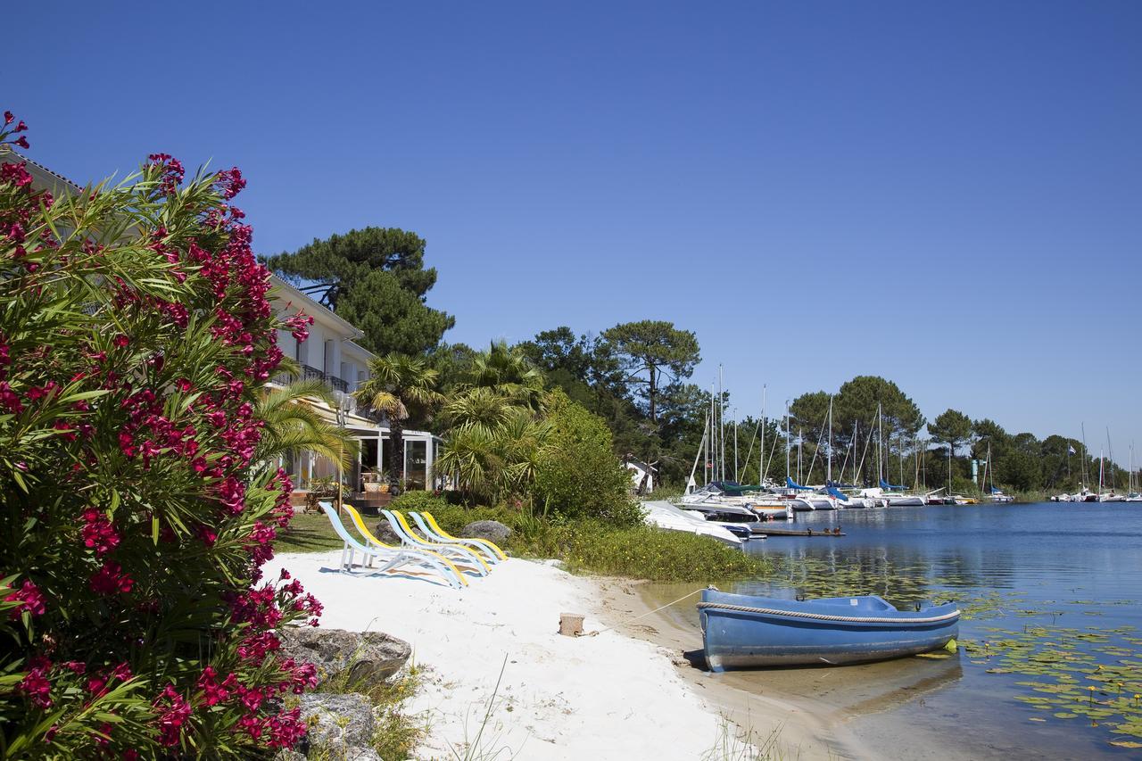 Hotel La Caravelle Logis Biscarrosse Exterior foto